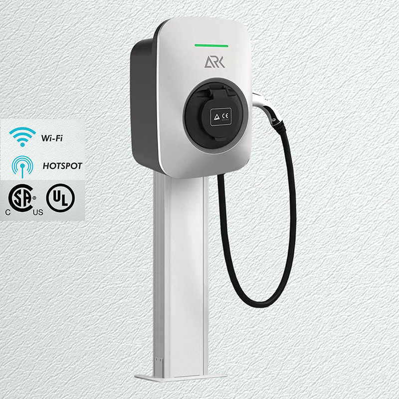 7kW EV Wallbox 32A Electric Car Charger Station with IEC62196 Type2 Charging Plug